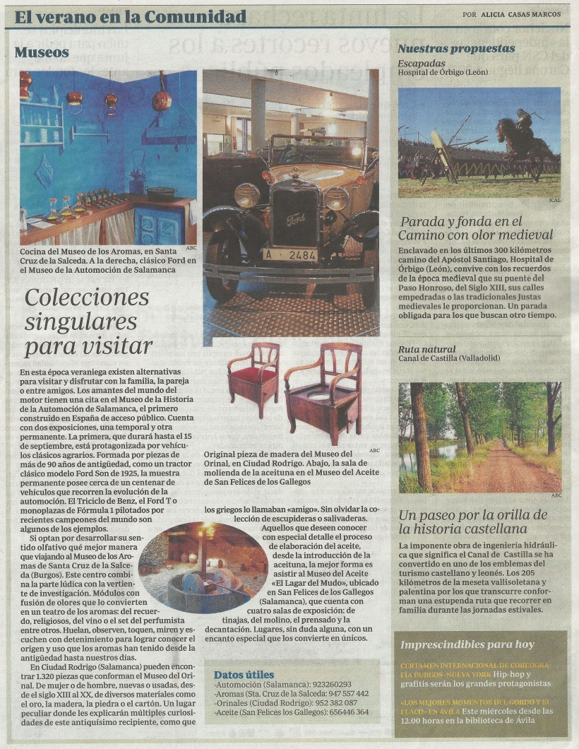 Alicia Casas, museos Castilla y León