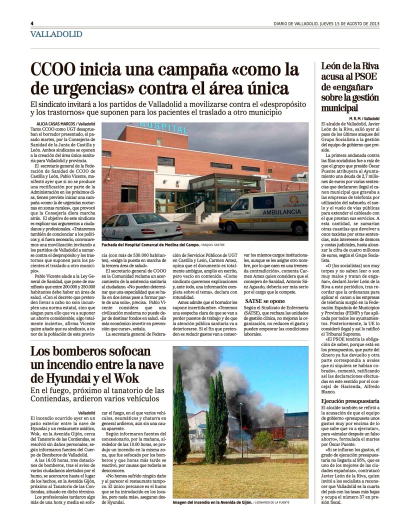 Reportaje Alicia Casas Marcos CCOO