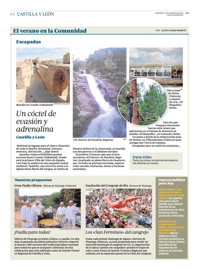 Reportaje Alicia Casas Marcos evasión y adrenalina